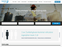 Tablet Screenshot of ingenjorsjobb.se